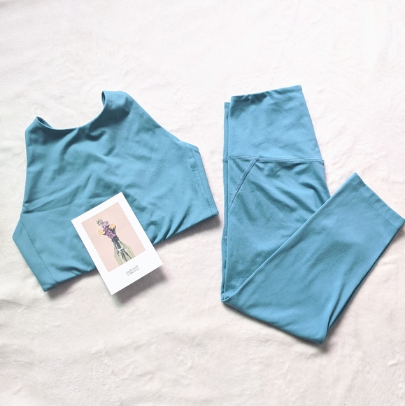 girlfriend collective Pants - SOLD - Girlfriend Collective set Topanga bra